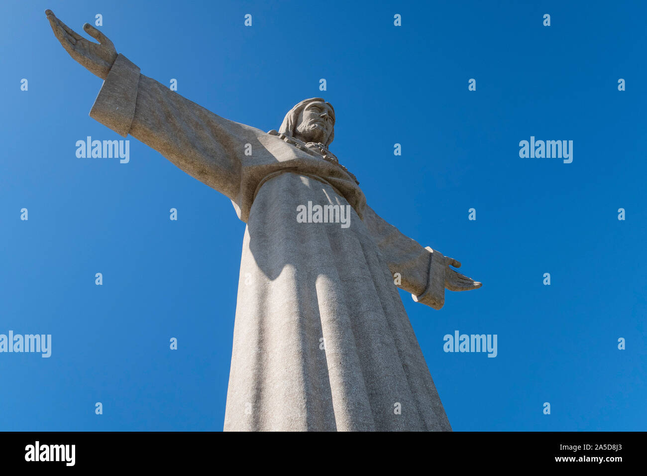 Sanctuary of Christ the King aka Cristo Rei statue overlooking Lisbon