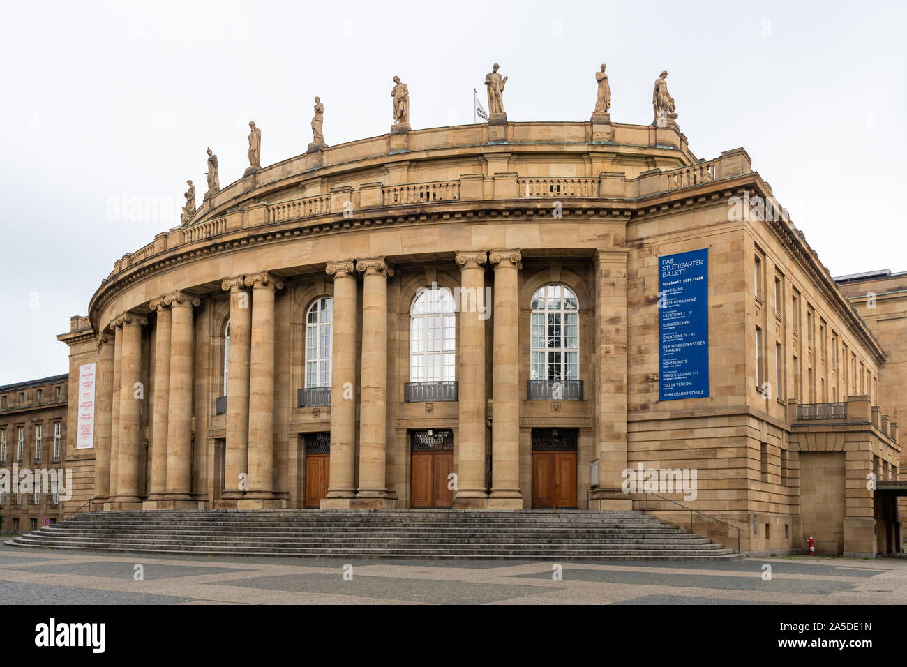 Stuttgart, Germany - October 15 2019:  Staatstheater Stuttgart, Stuttgart State Theater Opera House Entrance. Stock Photo
