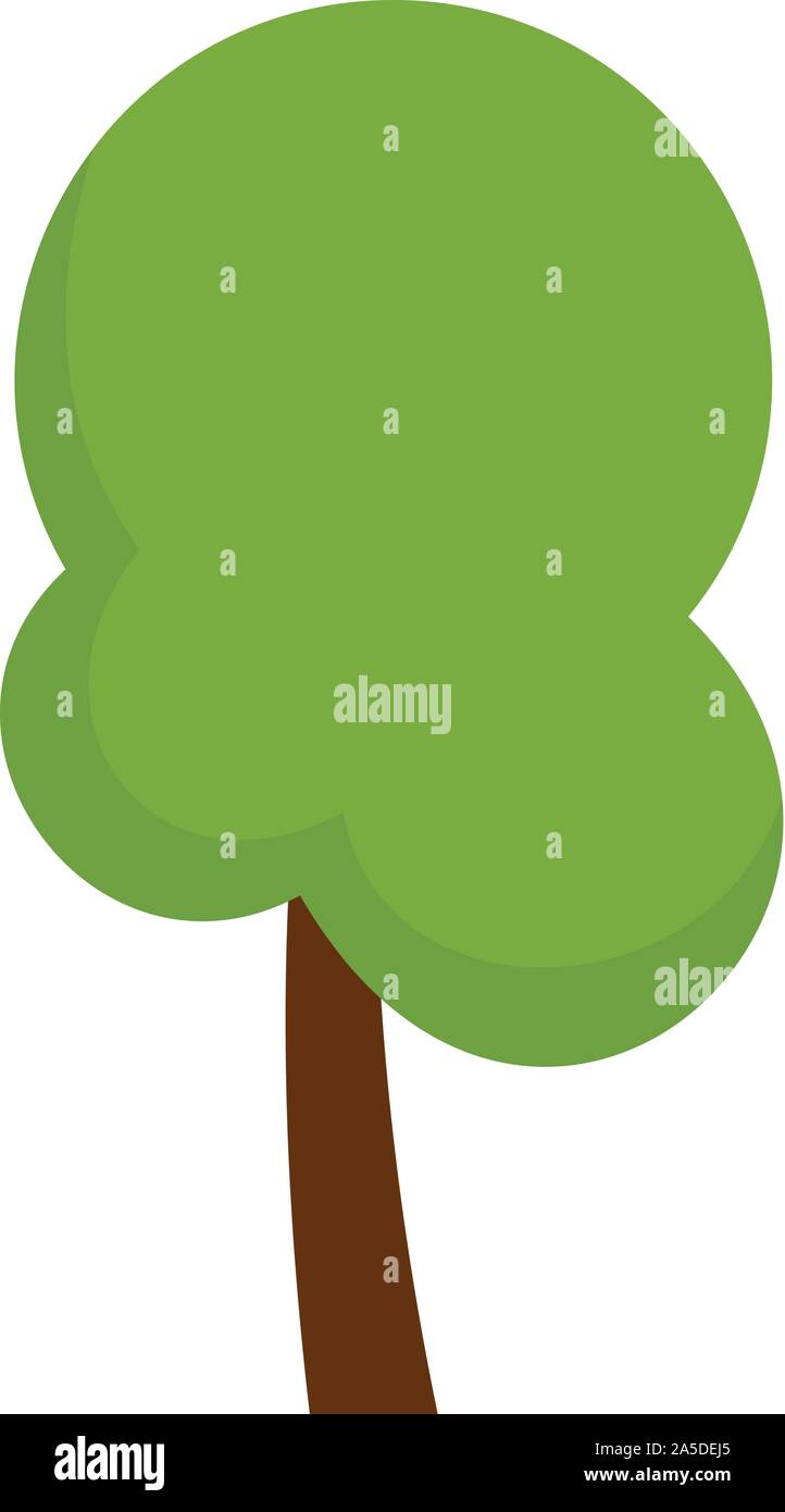Green tree icon. Flat illustration of green tree vector icon for web ...