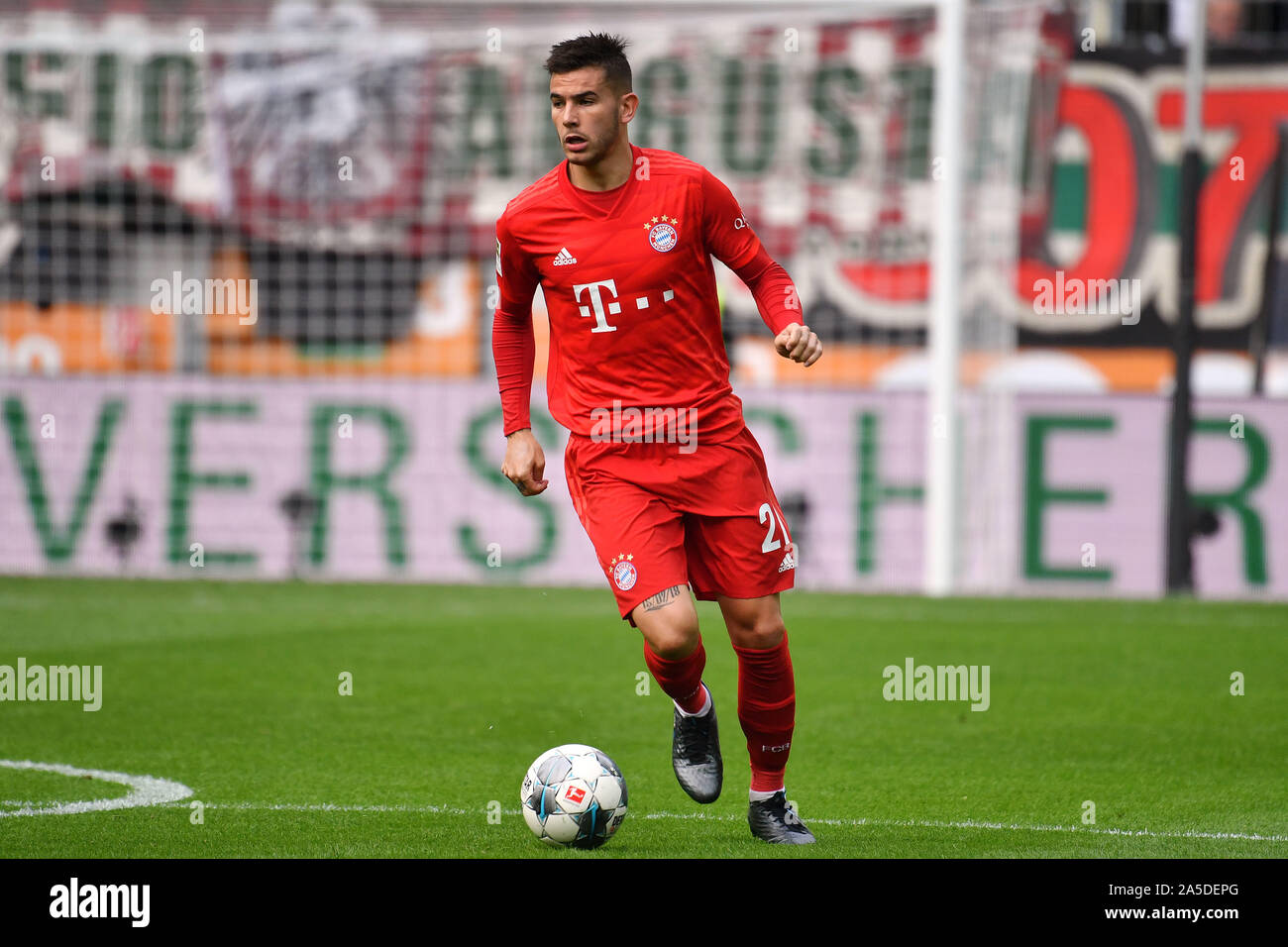 Lucas Hernandez Fc Bayern Munich Action Single Action Single Shot Cut Out Full Body Shot Whole