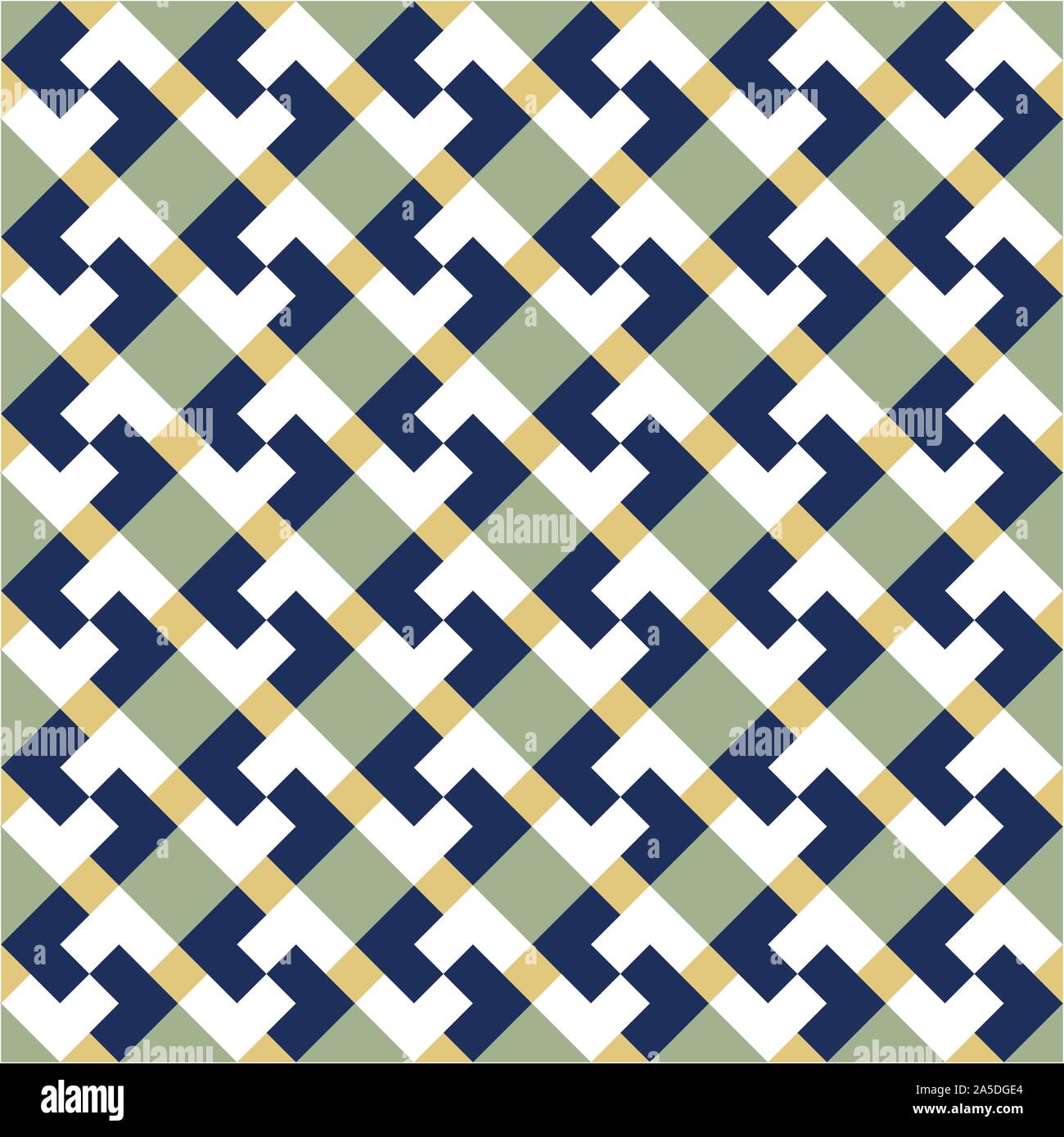 Colorful abstract seamless geometrical tiles pattern Stock Vector