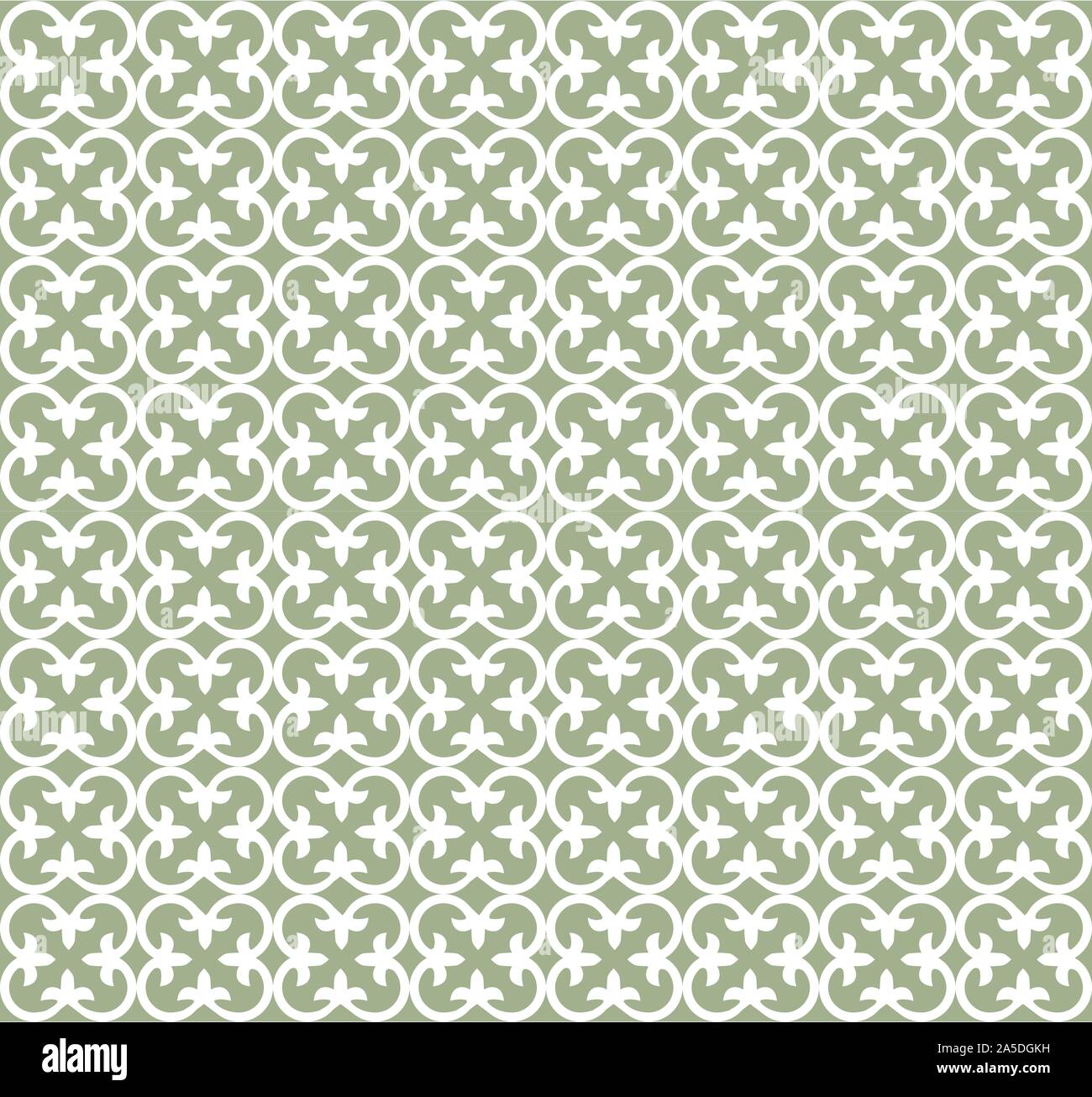 Vector seamless floral tiles pattern Stock Vector