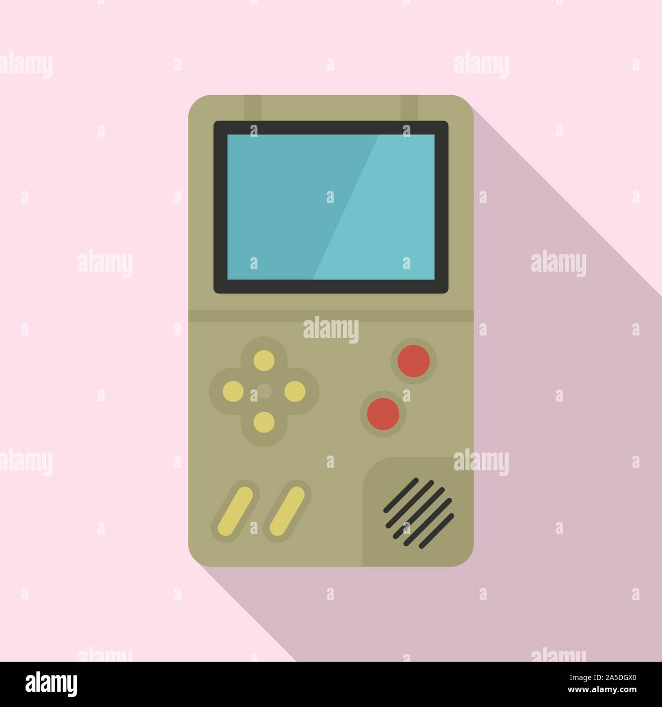 Gameboy icon. Flat illustration of gameboy vector icon for web design ...
