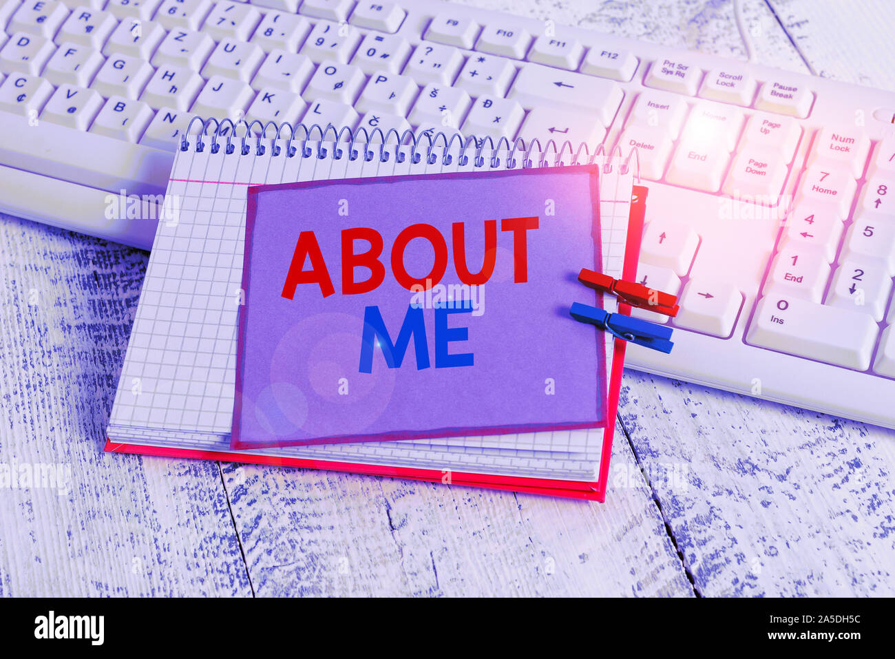 Word writing text About Me. Business photo showcasing telling someone ...