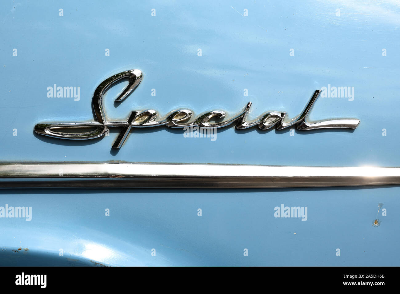 Holden 'Special' name plate Stock Photo