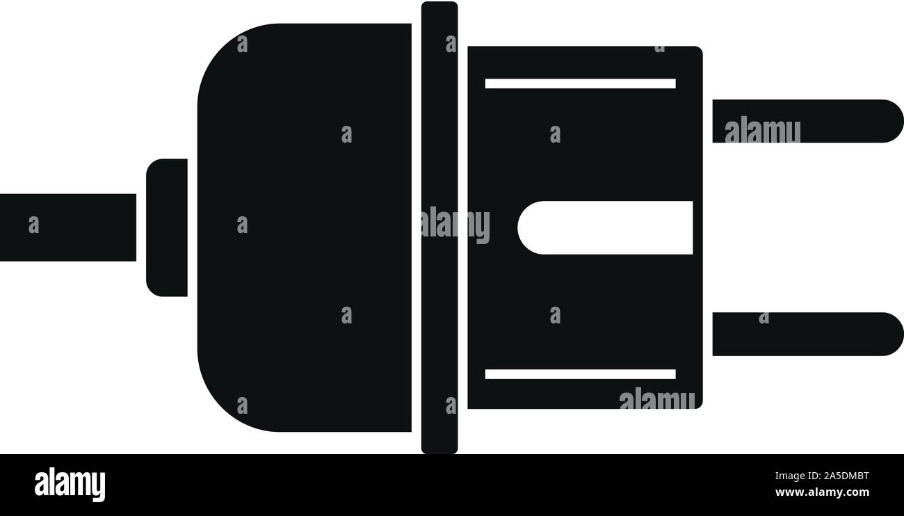Electric plug icon. Simple illustration of electric plug vector icon ...