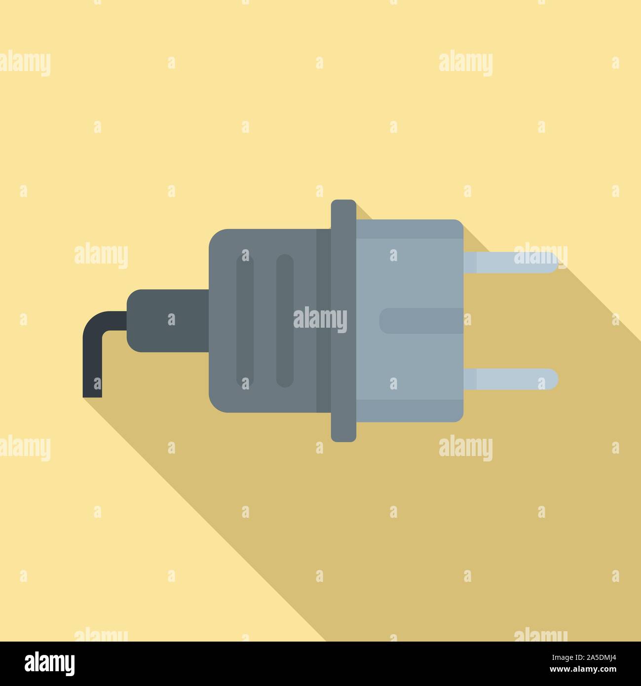Plug icon. Flat illustration of plug vector icon for web design Stock ...