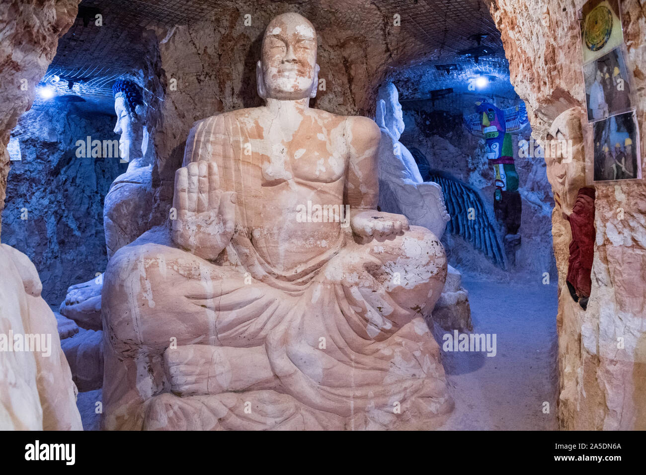 Chambers of the Black Hand A former opal mine turned into an art
