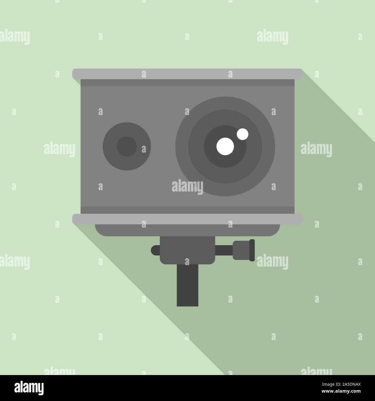 Action camera icon. Flat illustration of action camera vector icon for ...