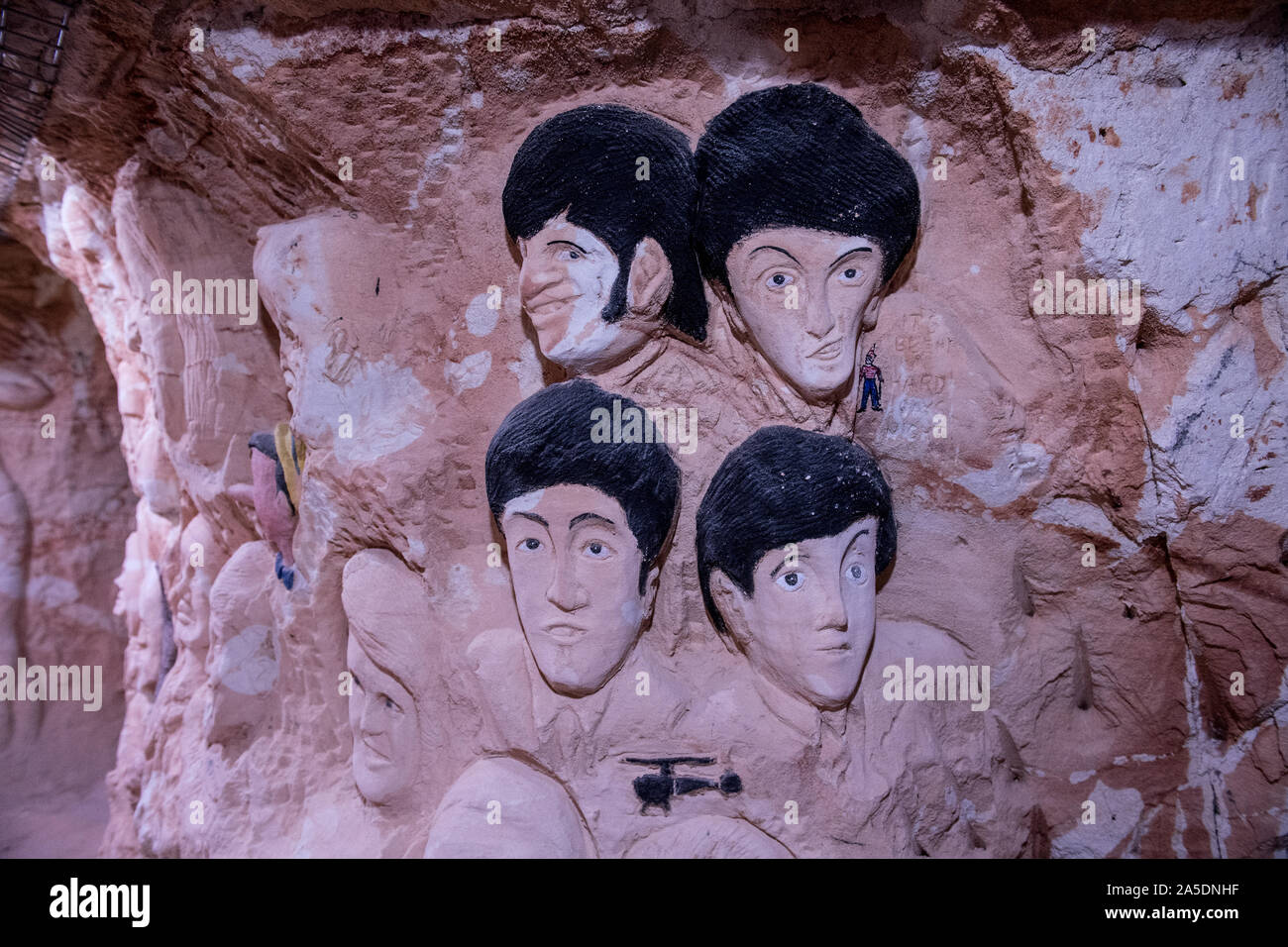 Chambers of the Black Hand A former opal mine turned into an art