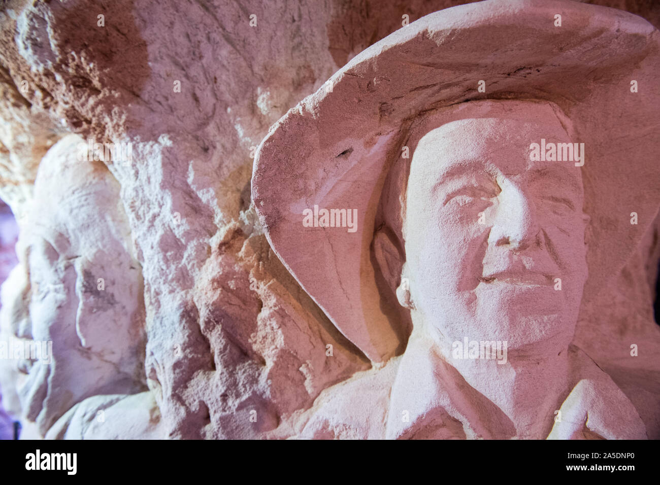 Chambers of the Black Hand A former opal mine turned into an art