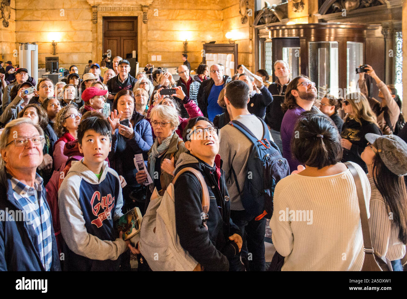 New York, NY October 19, 2019 Hundreds of people visited Surrogate’s