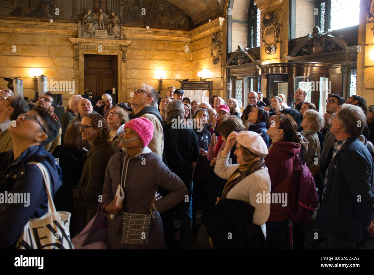 New York, NY October 19, 2019 Hundreds of people visited Surrogate’s