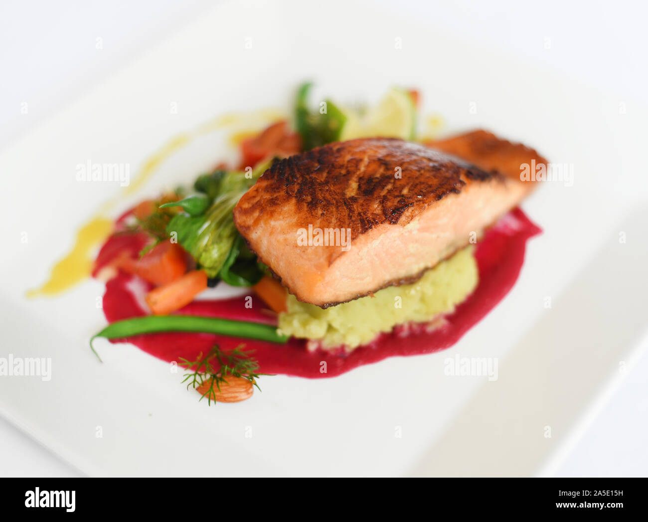 Fine dining, food photography,  gourmet Stock Photo