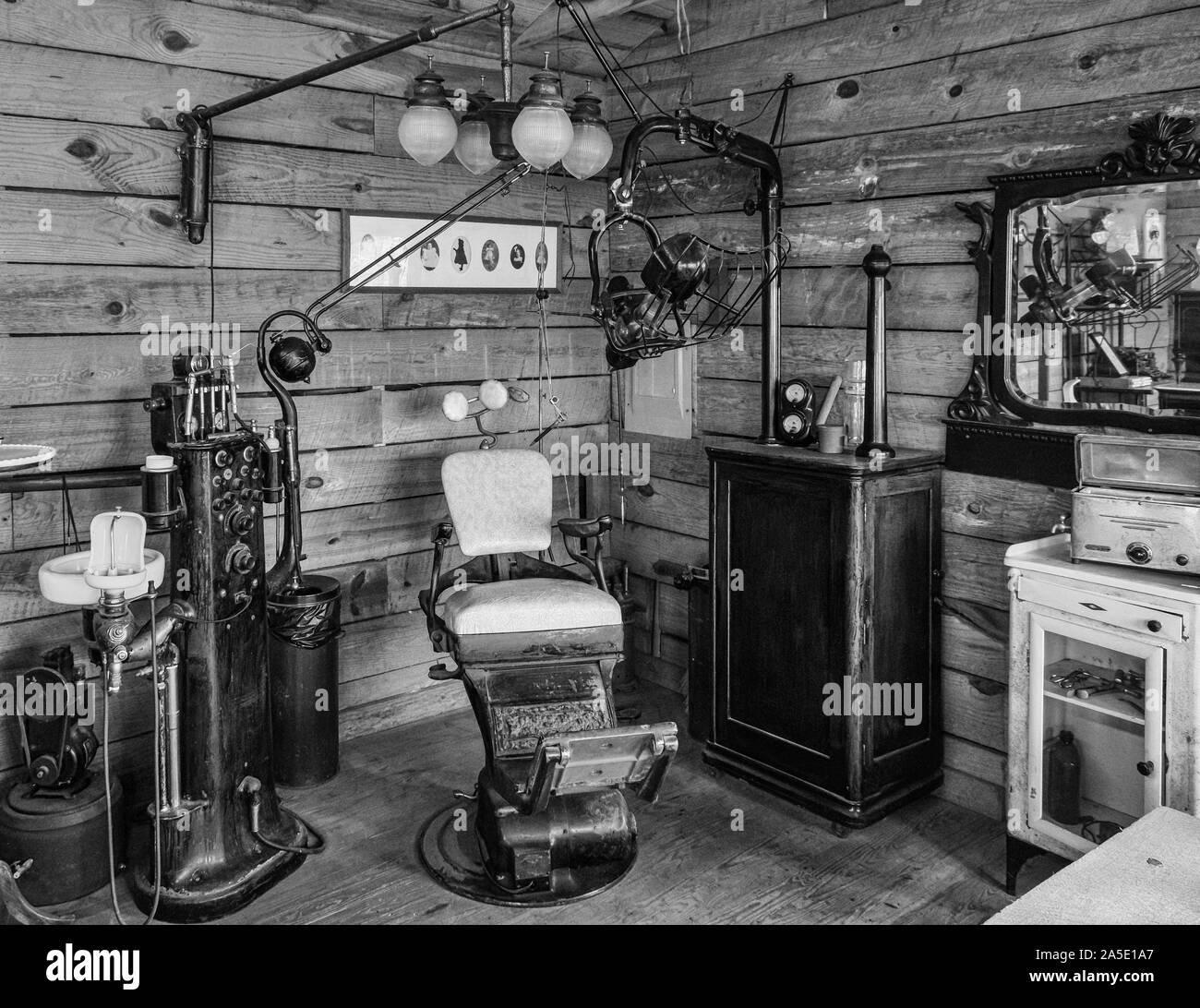 Antique Dentist Office Stock Photo