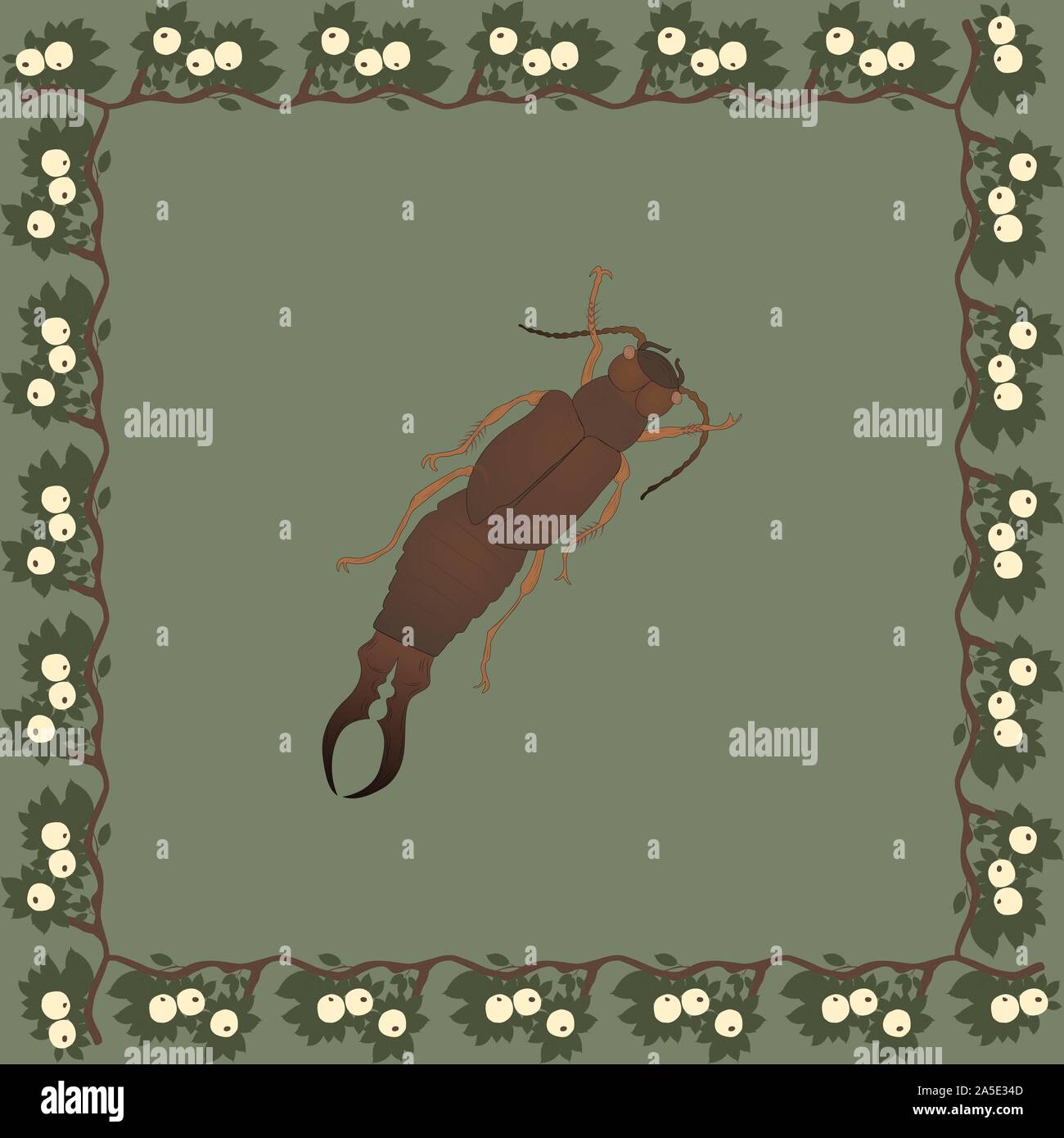 Land art object Stock Vector Images - Alamy