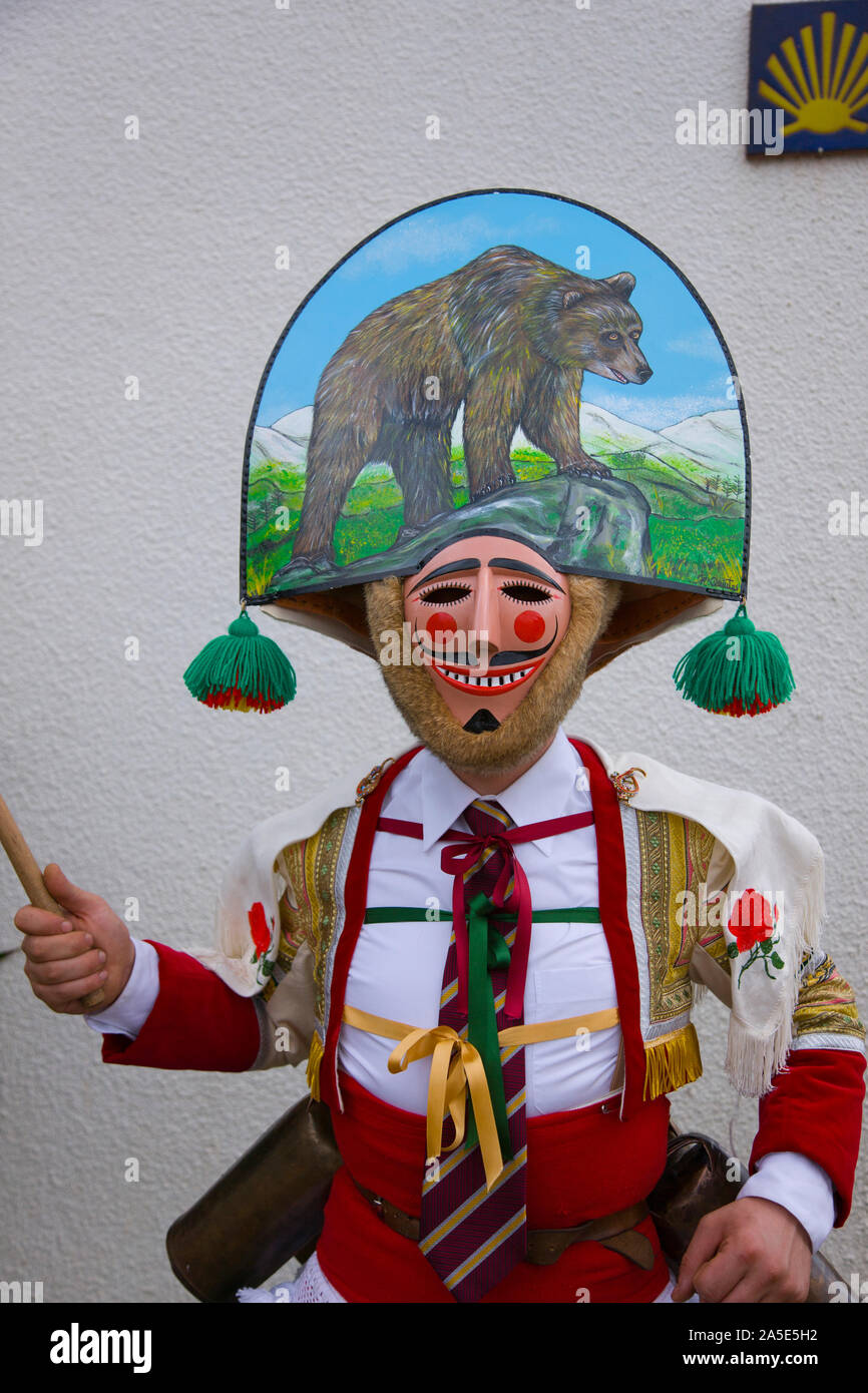 Laza Carnival, Orense, Galicia, Spain Stock Photo - Alamy