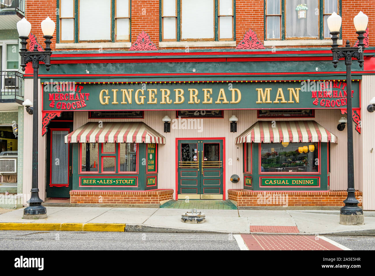 Gingerbread Man, 26 West Main Street, Mechanicsburg, Pennsylvania Stock Photo Alamy