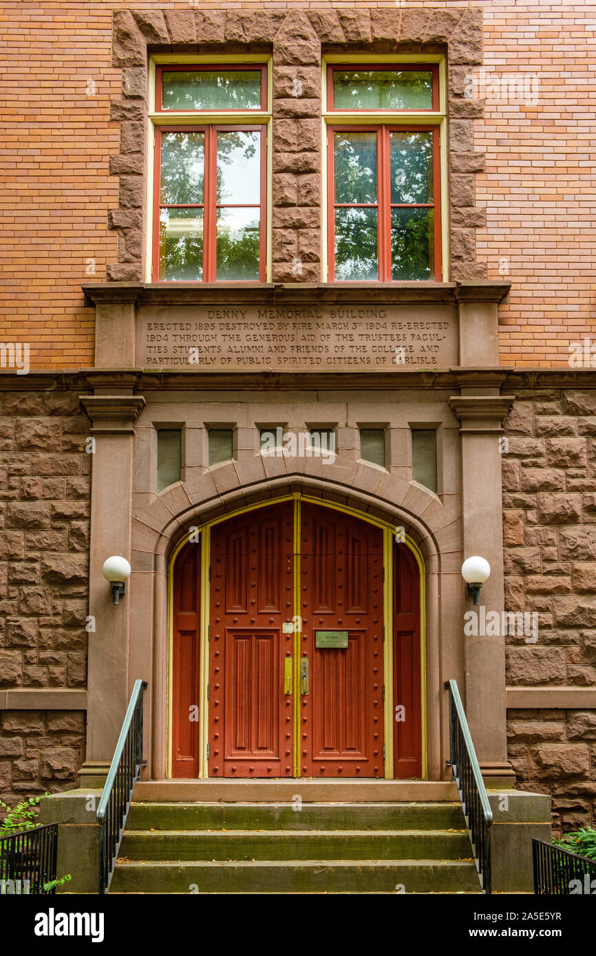 Denny Memorial Building (Denny Hall), Dickinson College, Carlisle, Pennsylvania Stock Photo Alamy