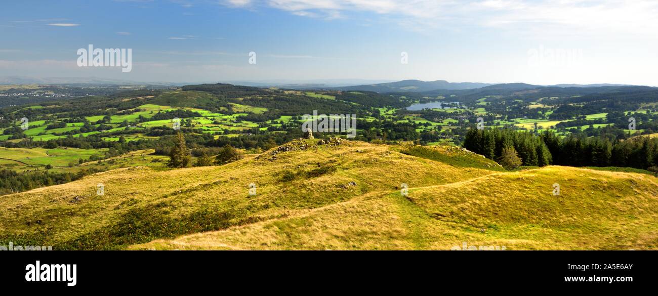 Late summer from Black Crag Stock Photo