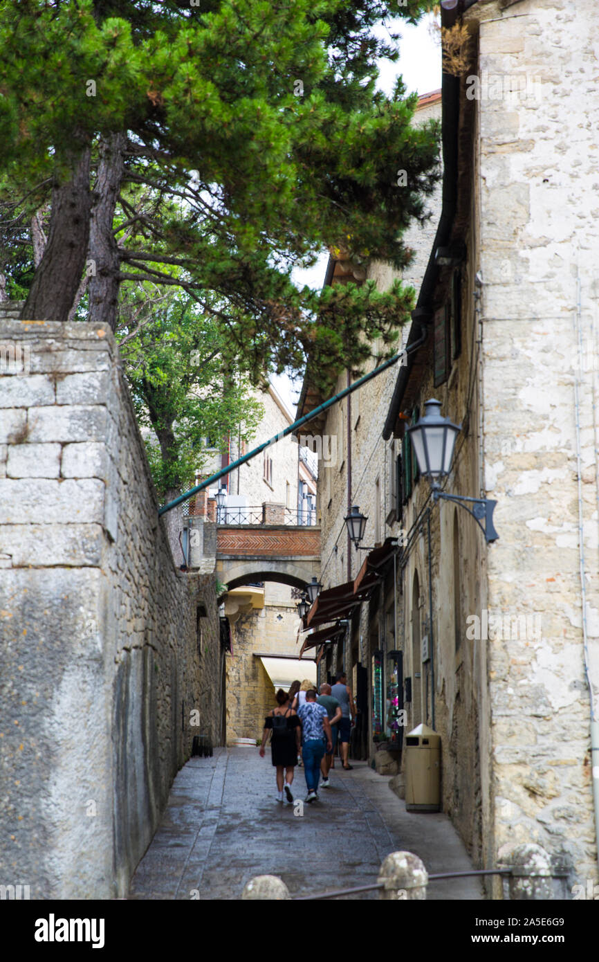 san-marino-medieval-street-old-vintage-lantern-on-the-walls-medieval