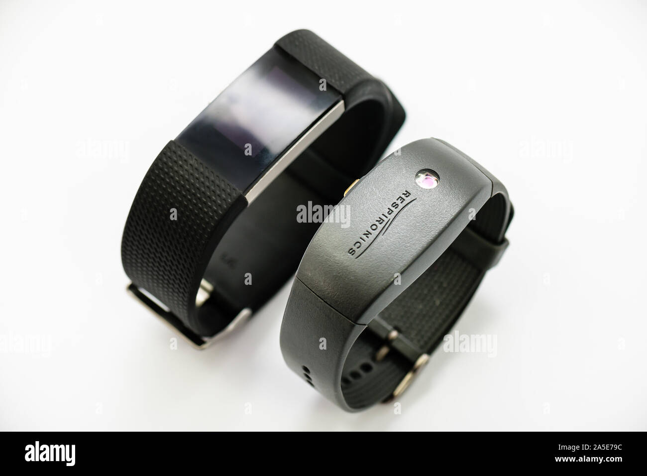 A Philips Respironics Actiwatch and a Fitbit Charge 2. Clinical vs