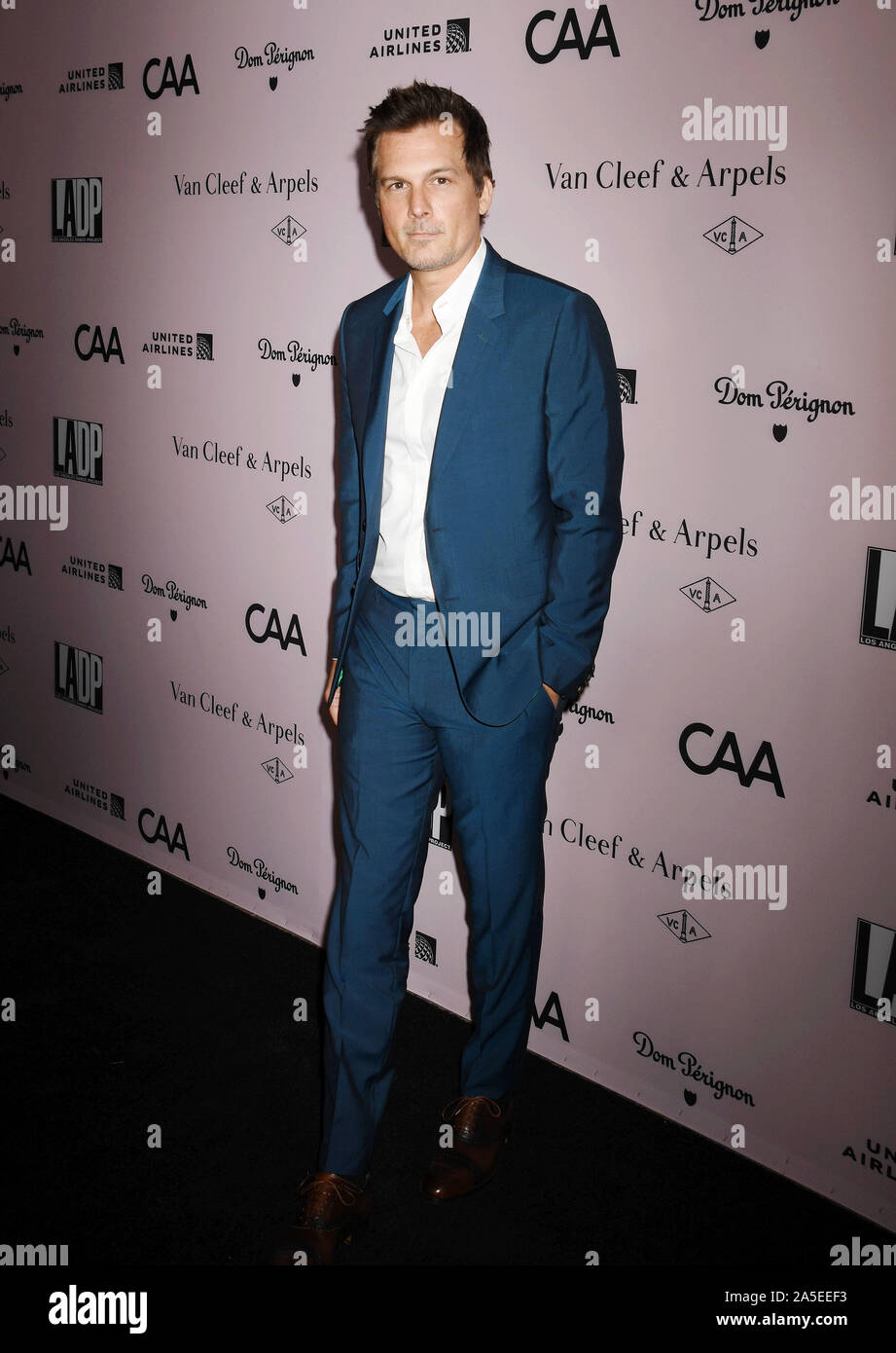 LOS ANGELES, CA - OCTOBER 19: Len Wiseman attends L.A. Dance Project's Annual Gala at Hauser & Wirth on October 19, 2019 in Los Angeles, California. Stock Photo