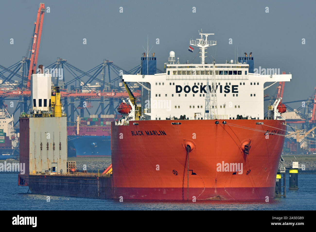 Heavy Load Carrier Black Marlin Stock Photo