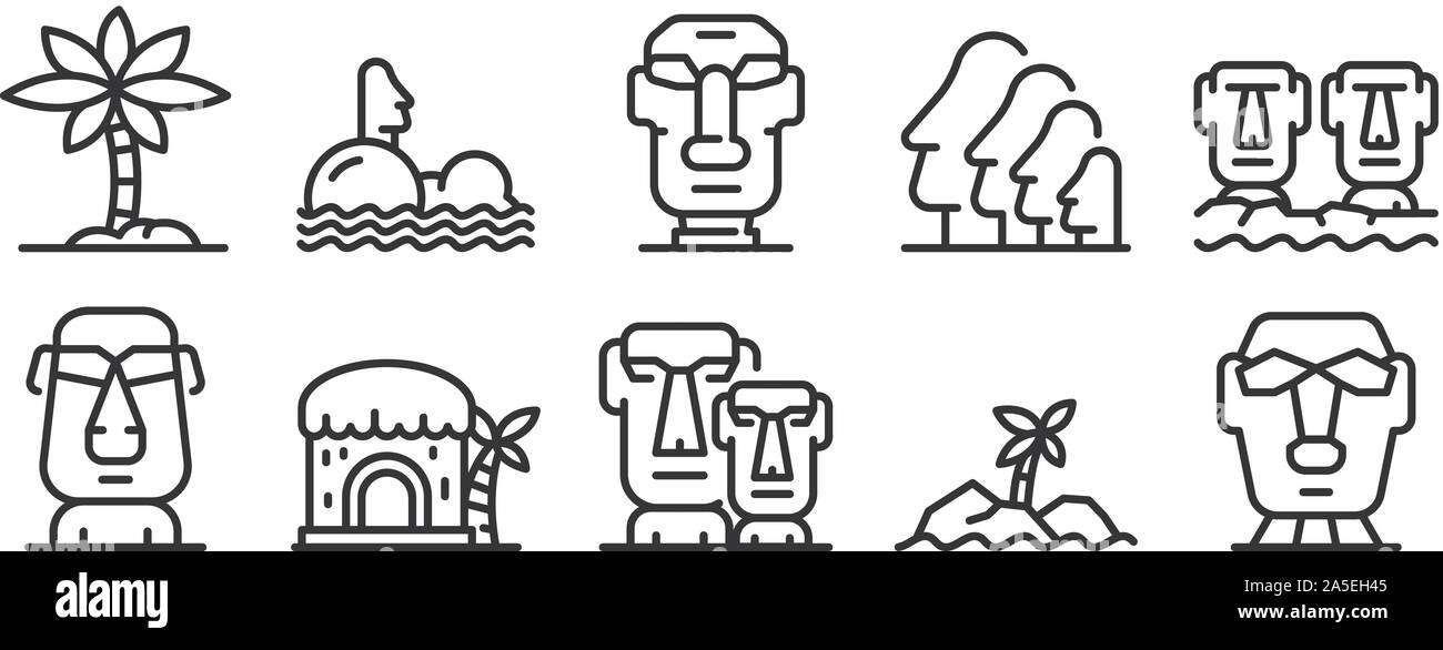 Easter island style head hi-res stock photography and images - Alamy