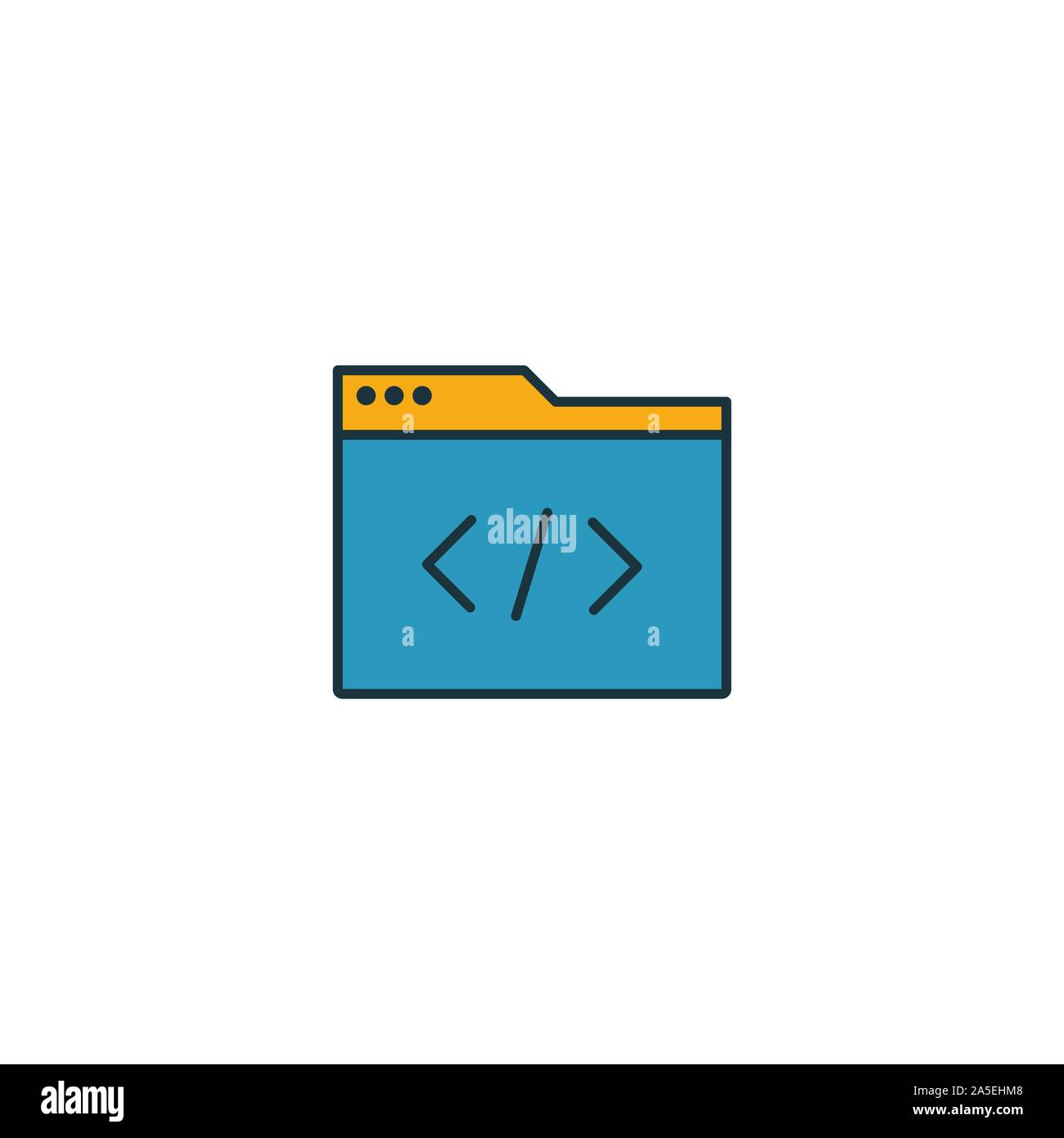 Coding icon set. Four elements in diferent styles from design ui and ux ...