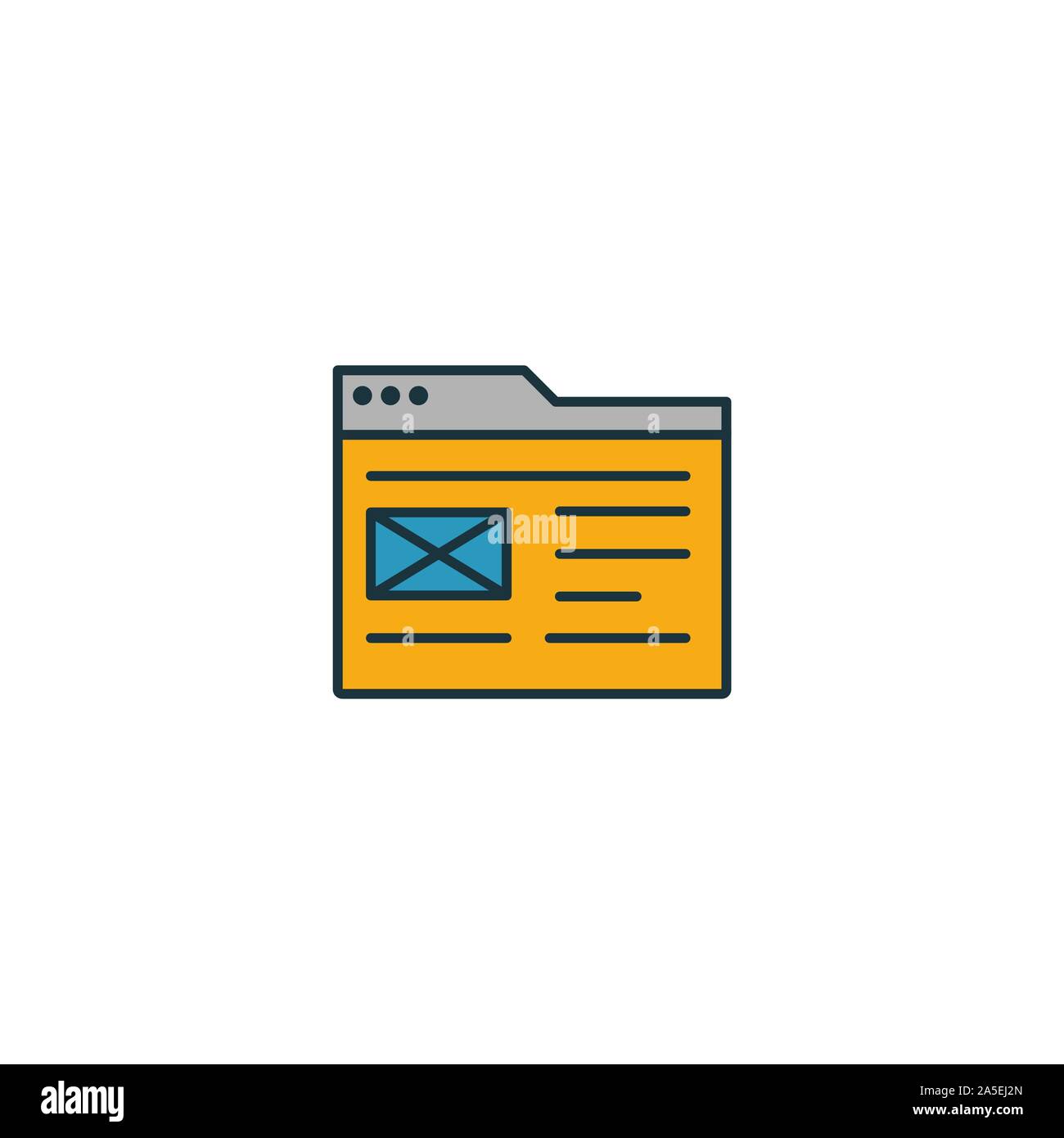 Wireframe icon set. Four elements in diferent styles from design ui and ...
