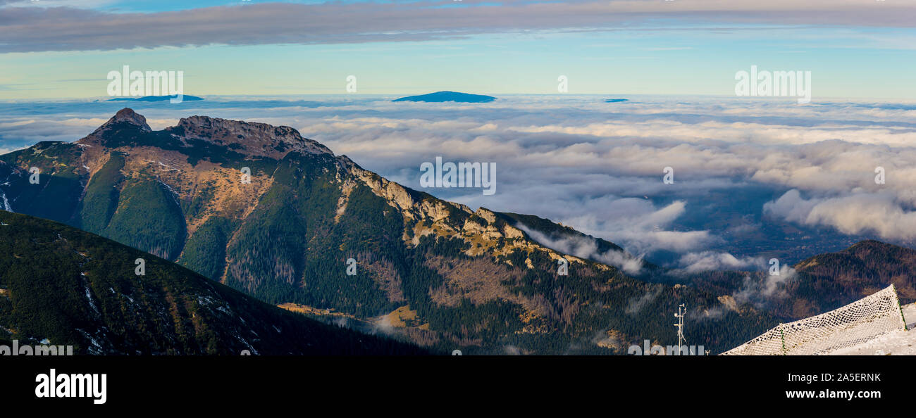 Tatra Mountains in Ponland above the clouds Stock Photo - Alamy