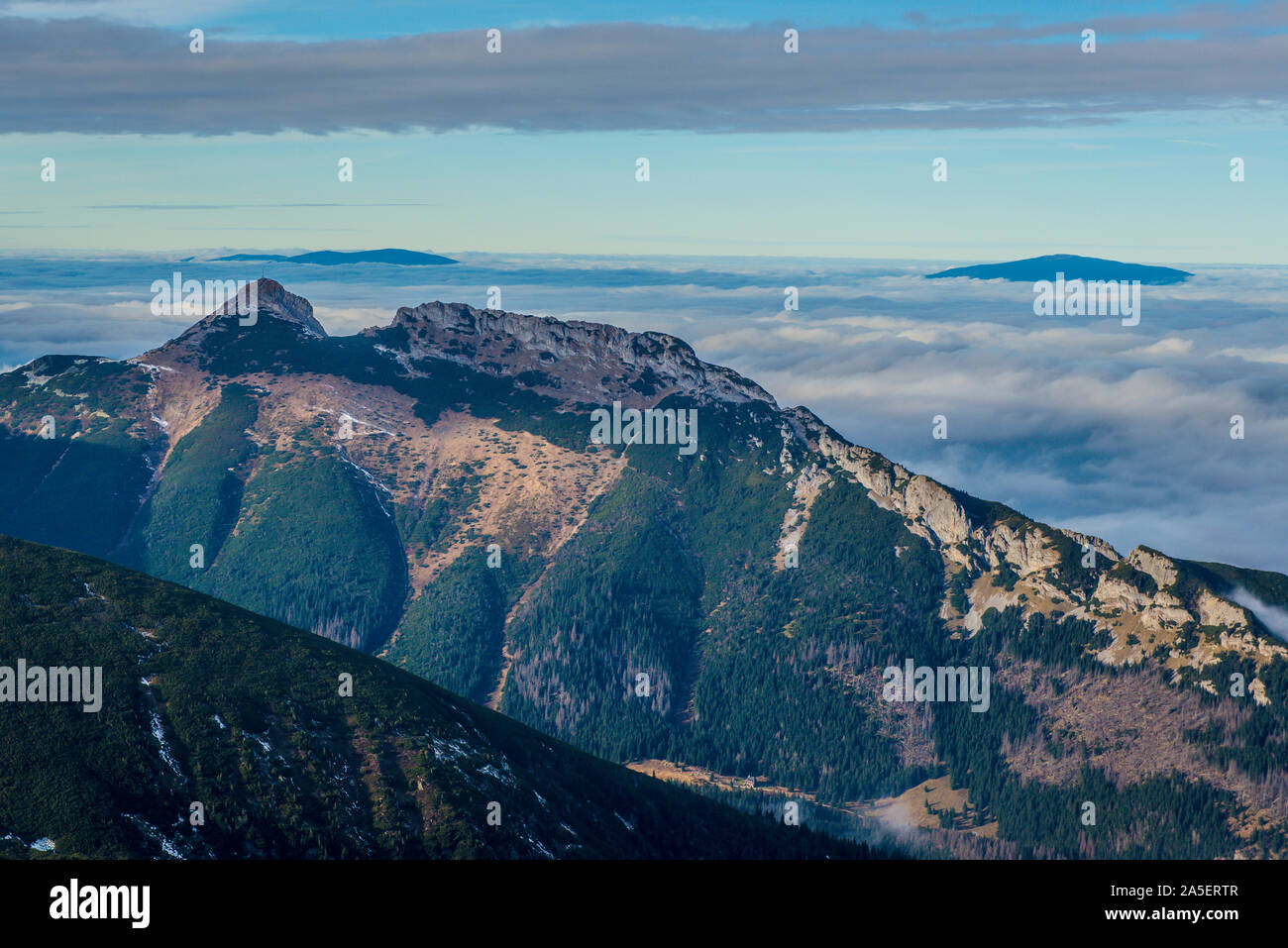 Tatra Mountains in Ponland above the clouds Stock Photo - Alamy