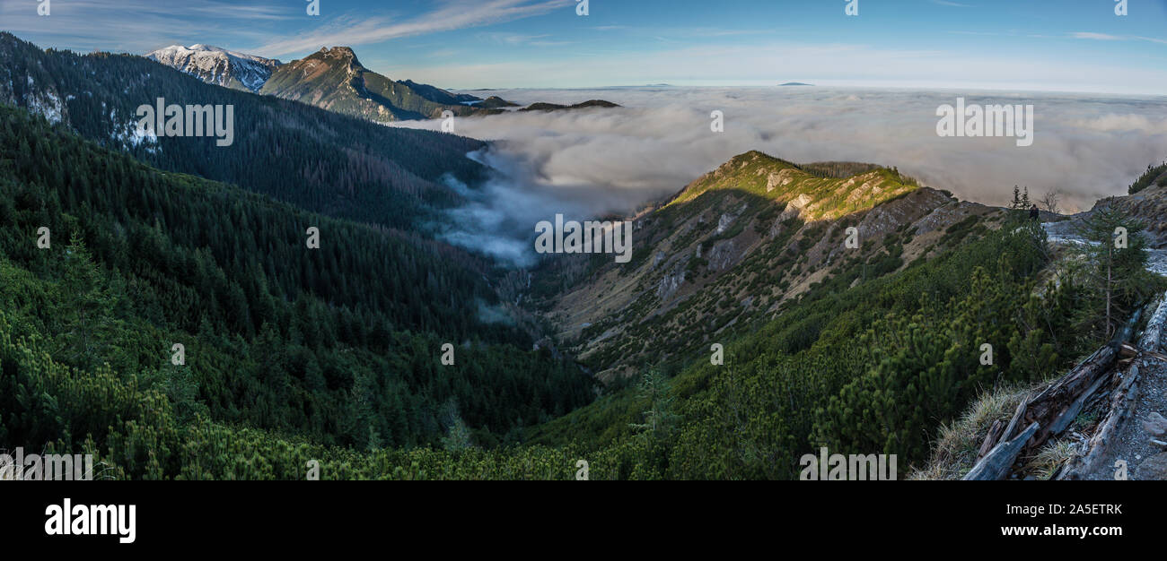 Tatra Mountains in Ponland above the clouds Stock Photo - Alamy