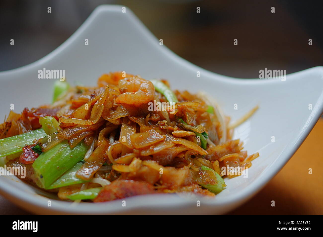 Penang Char Kway Teow or Char Koay Teow (stirfried rice cake strips