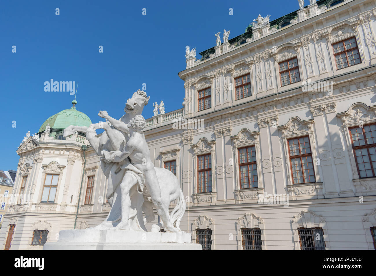 statue of a horse in Vienna Stock Photo Alamy