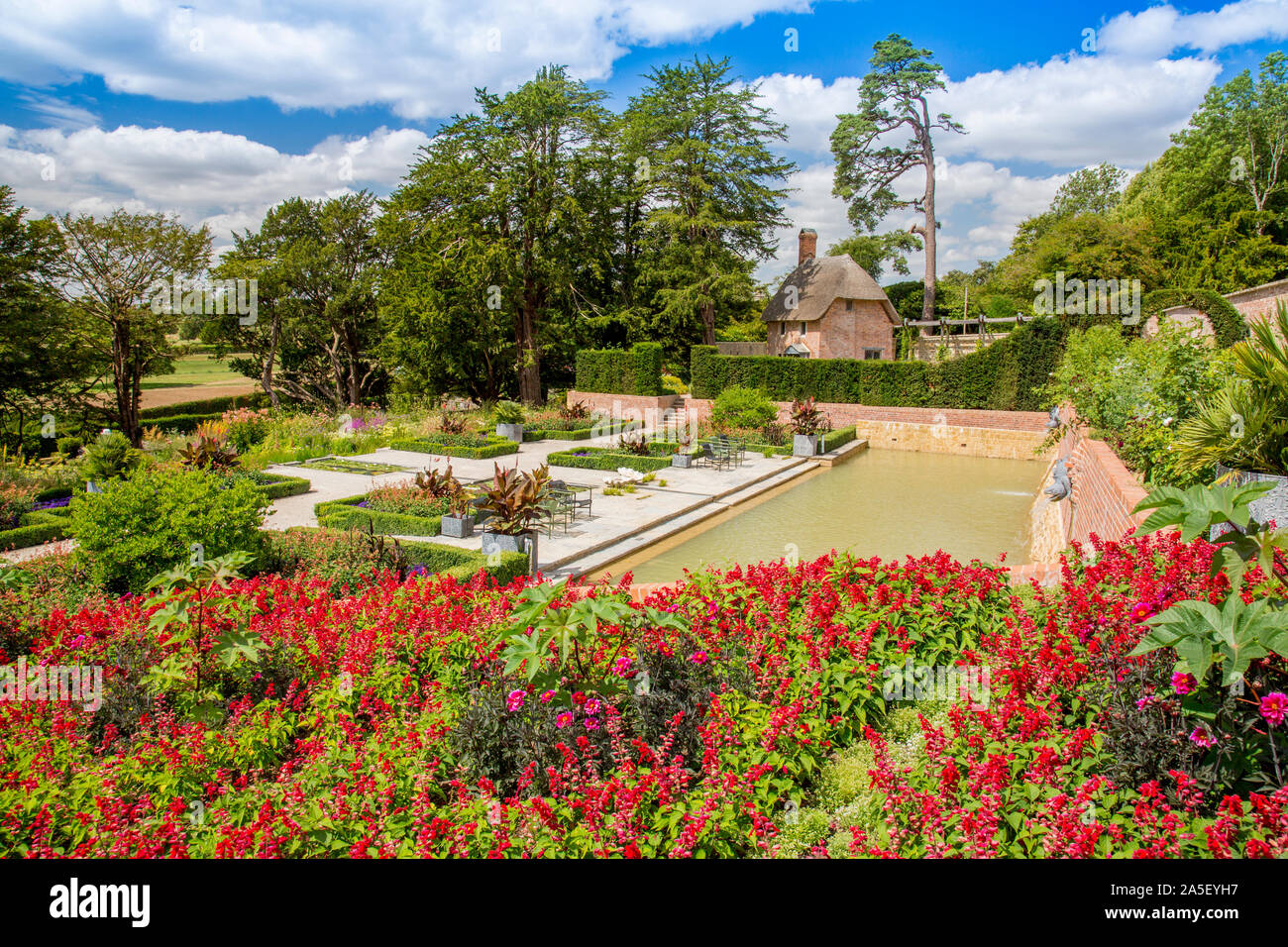 The colourful Victorian Fragrance Garden the newly restored 'The Newt ...