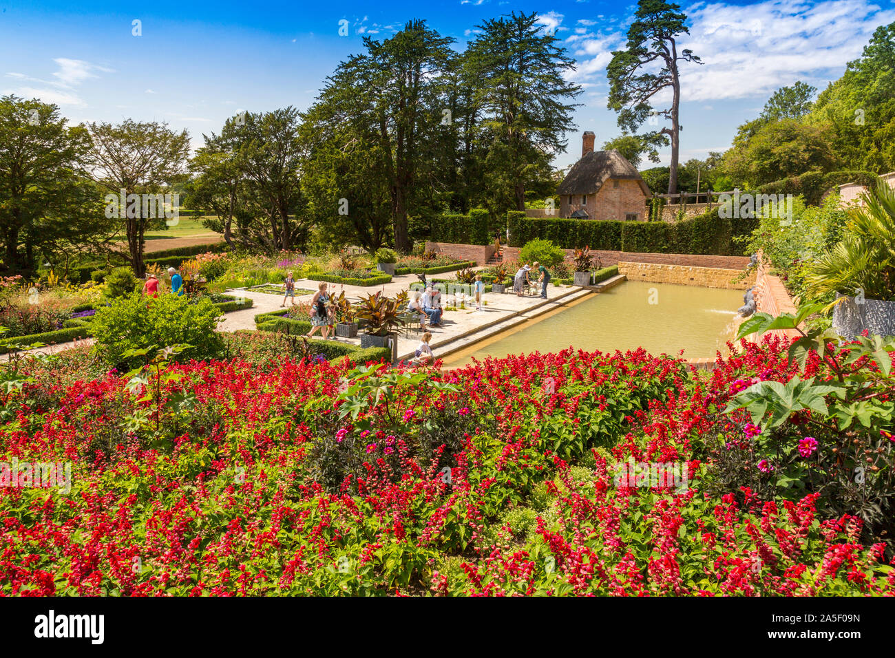 The colourful Victorian Fragrance Garden the newly restored 'The Newt ...