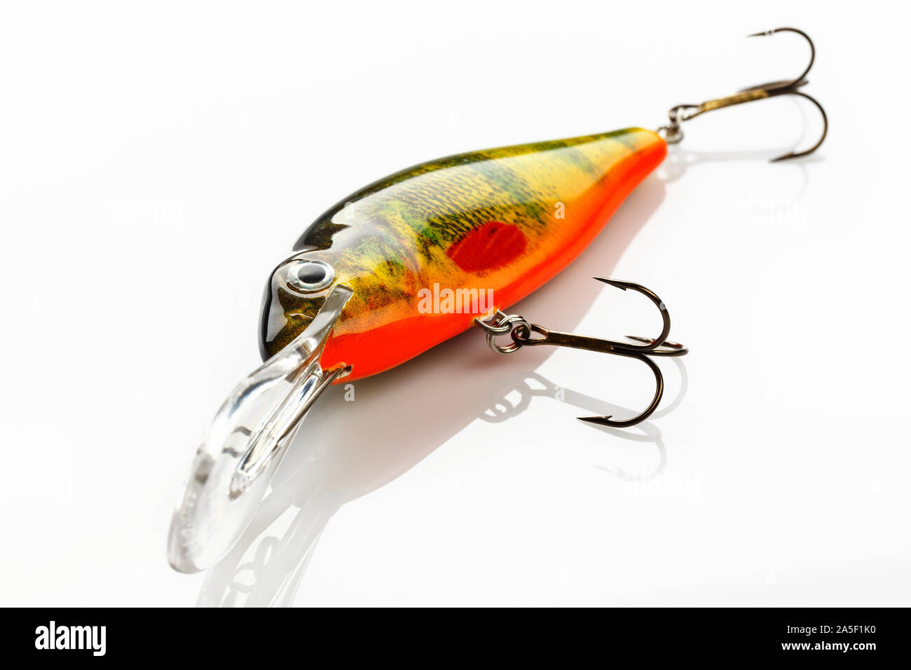 Fishing bait tackle and baubles for fishing on a white background ...