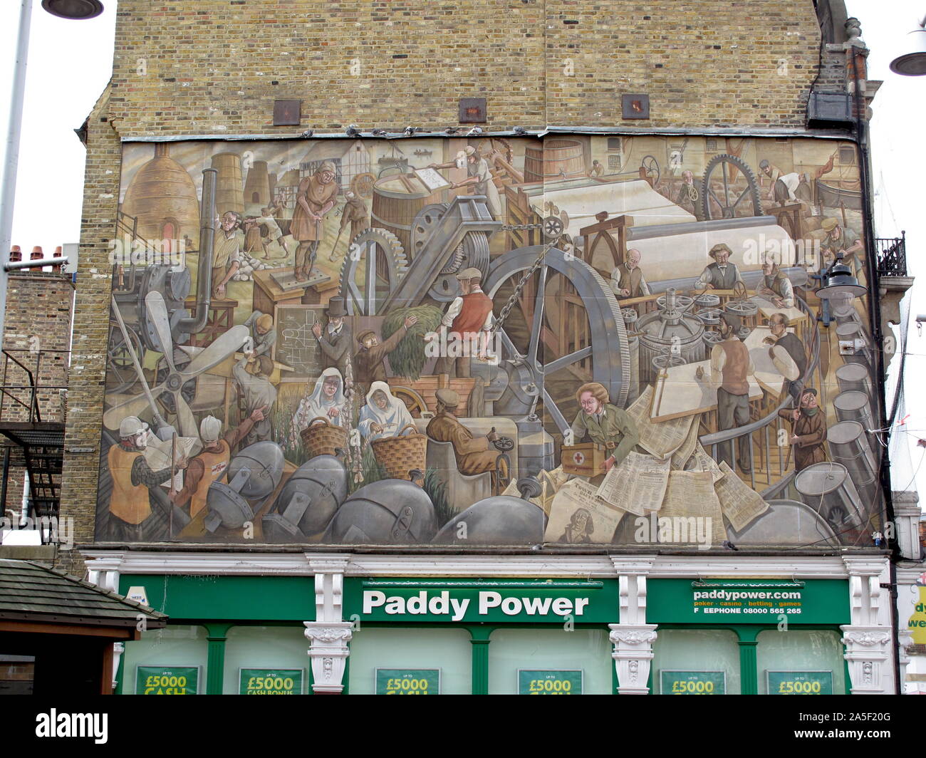 The One Bell Corner Mural celebrates the achievements of the residents