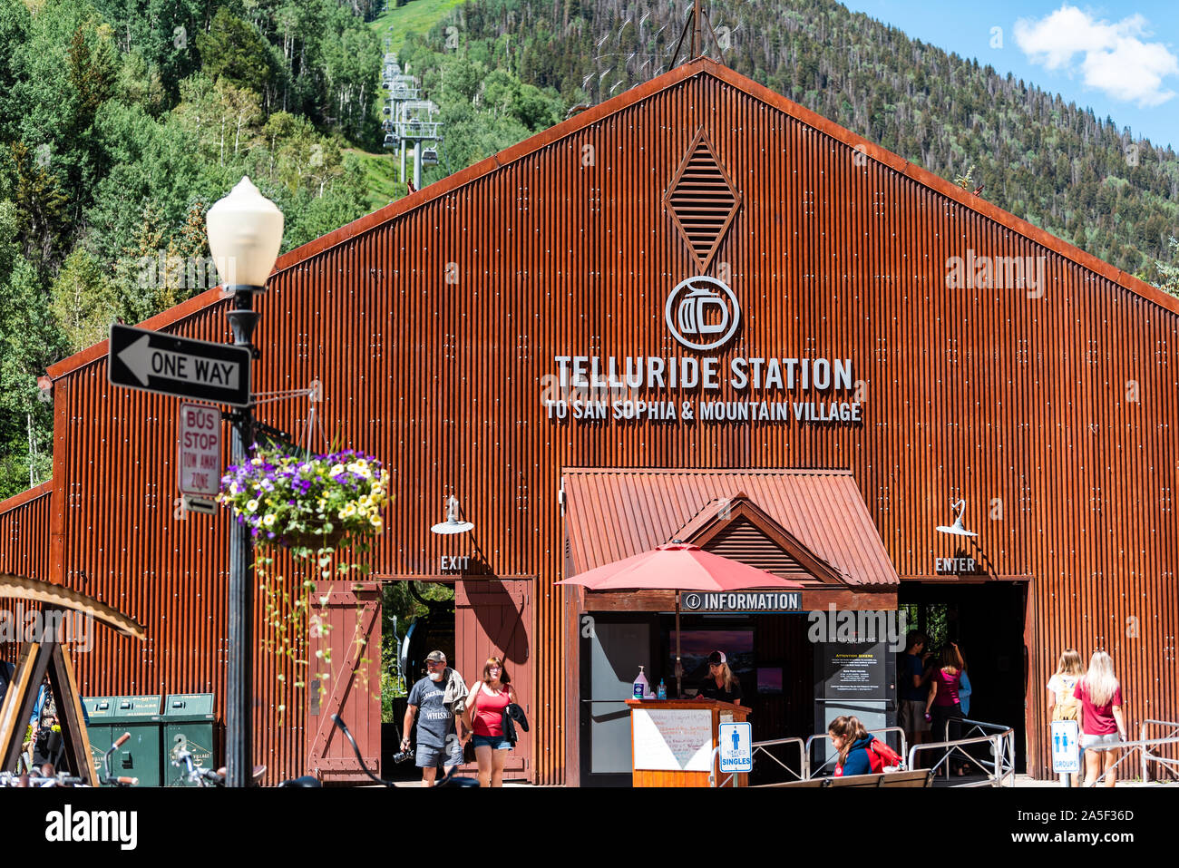 Telluride town park telluride hires stock photography and images Alamy