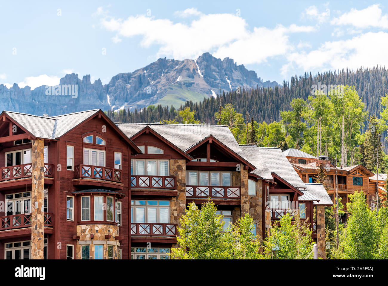 Telluride town colorado summer hires stock photography and images Alamy