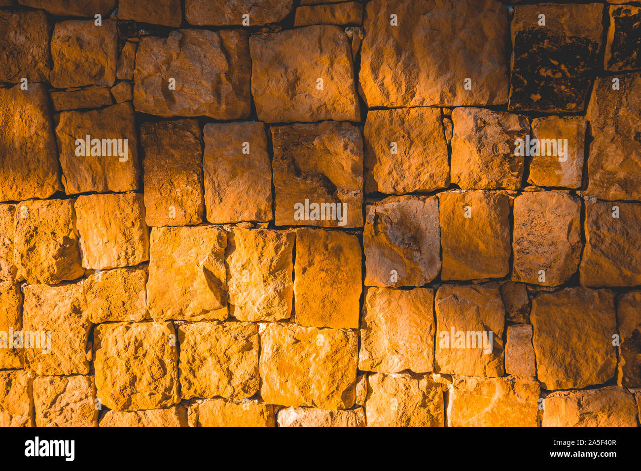 stone facade texture for photo backgrounds Stock Photo