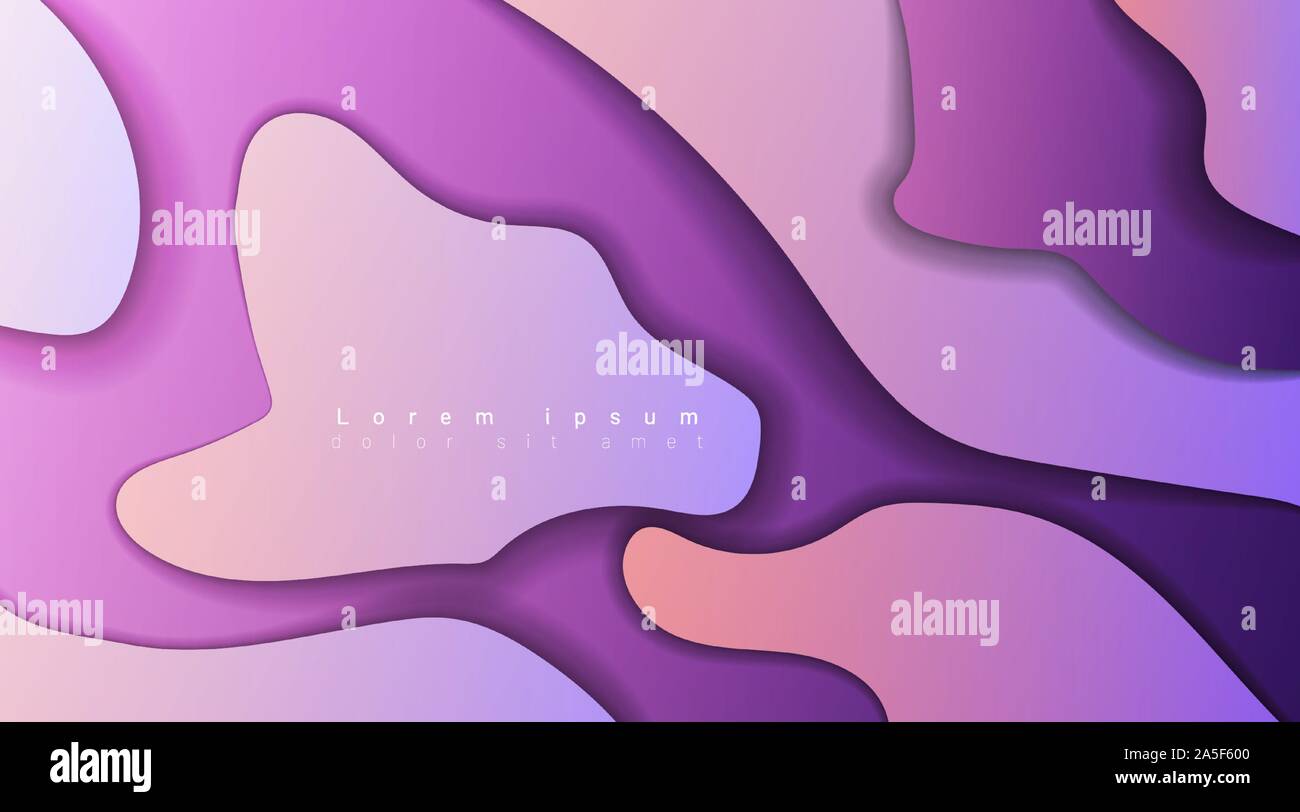 Abstract geometric fluid shape background in eps 10 Stock Vector