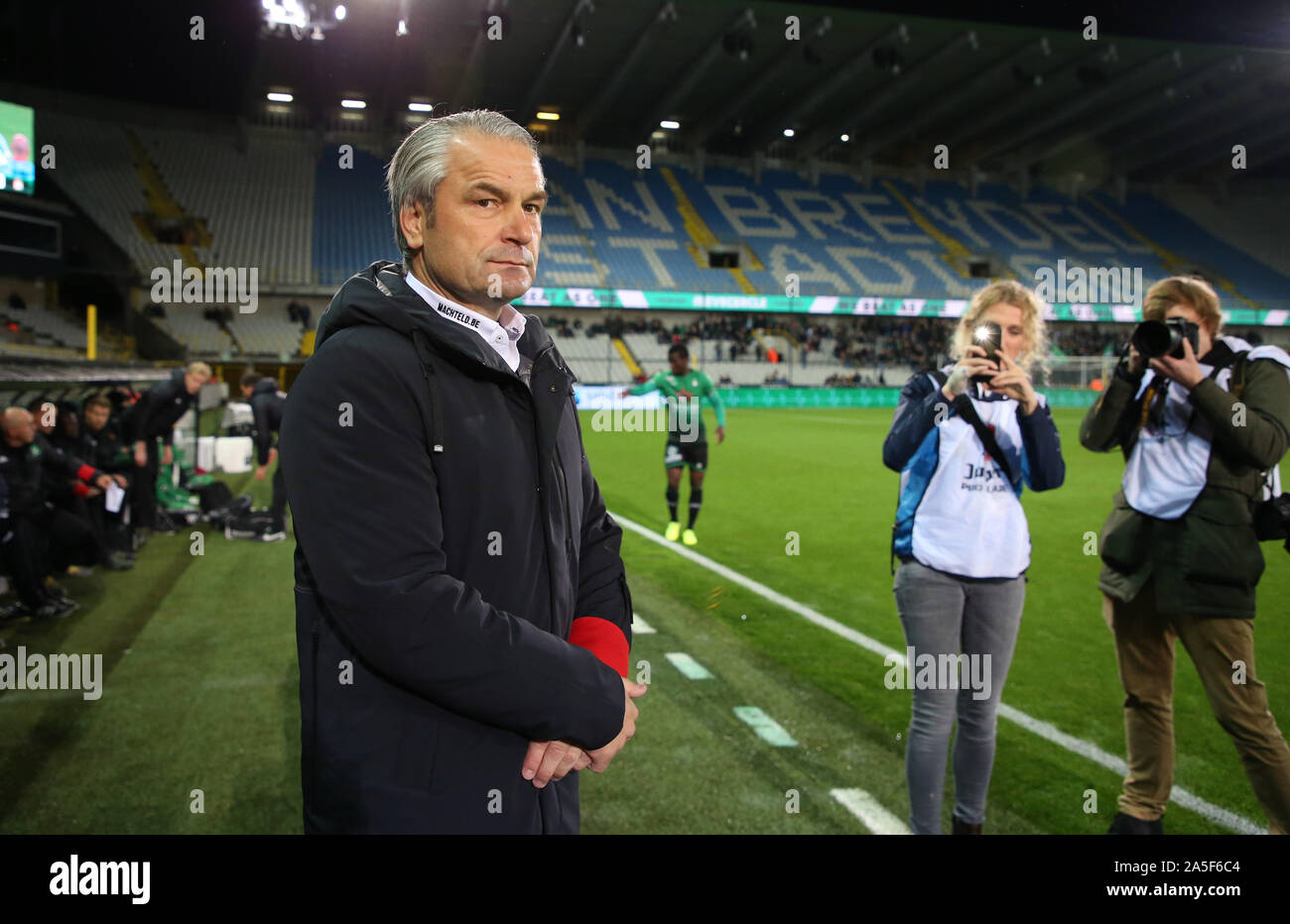 Brugge Belgium October 20 Bernd Storck Head Coach Of Cercle During The Jupiler Pro League Match