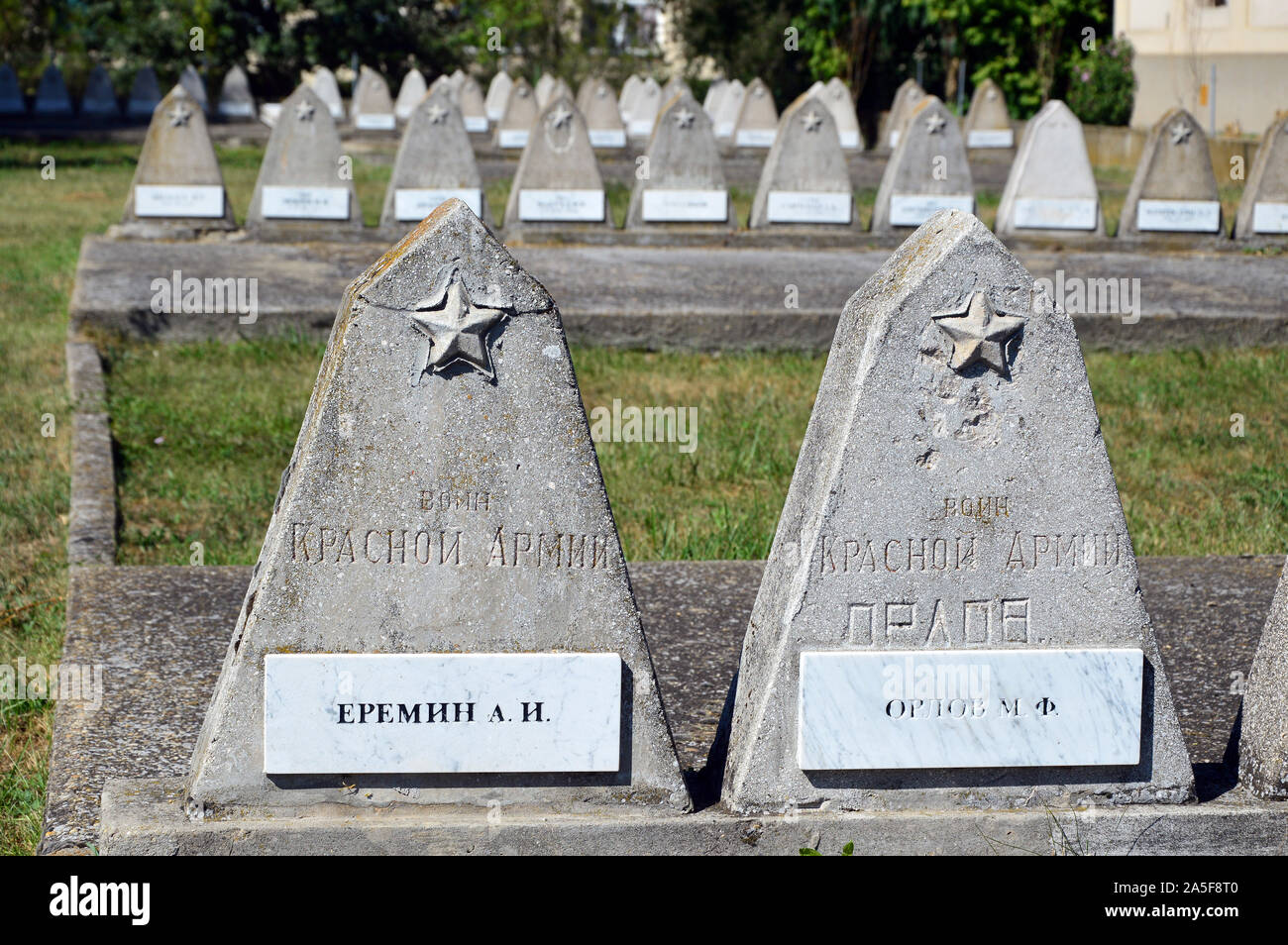 Soviet military cemetery hi-res stock photography and images - Alamy