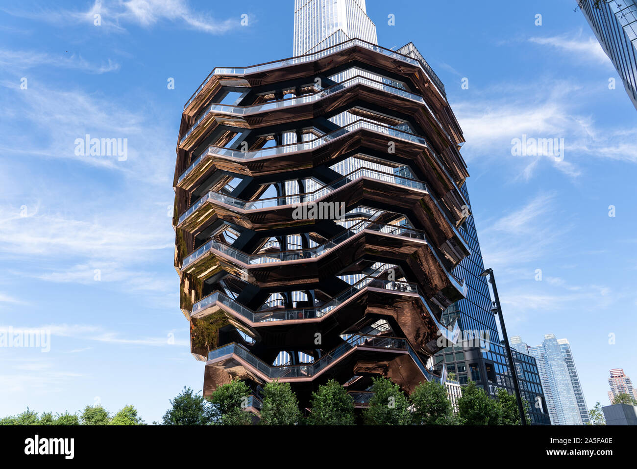 The Vessel Building in Manhattan, NYC Stock Photo