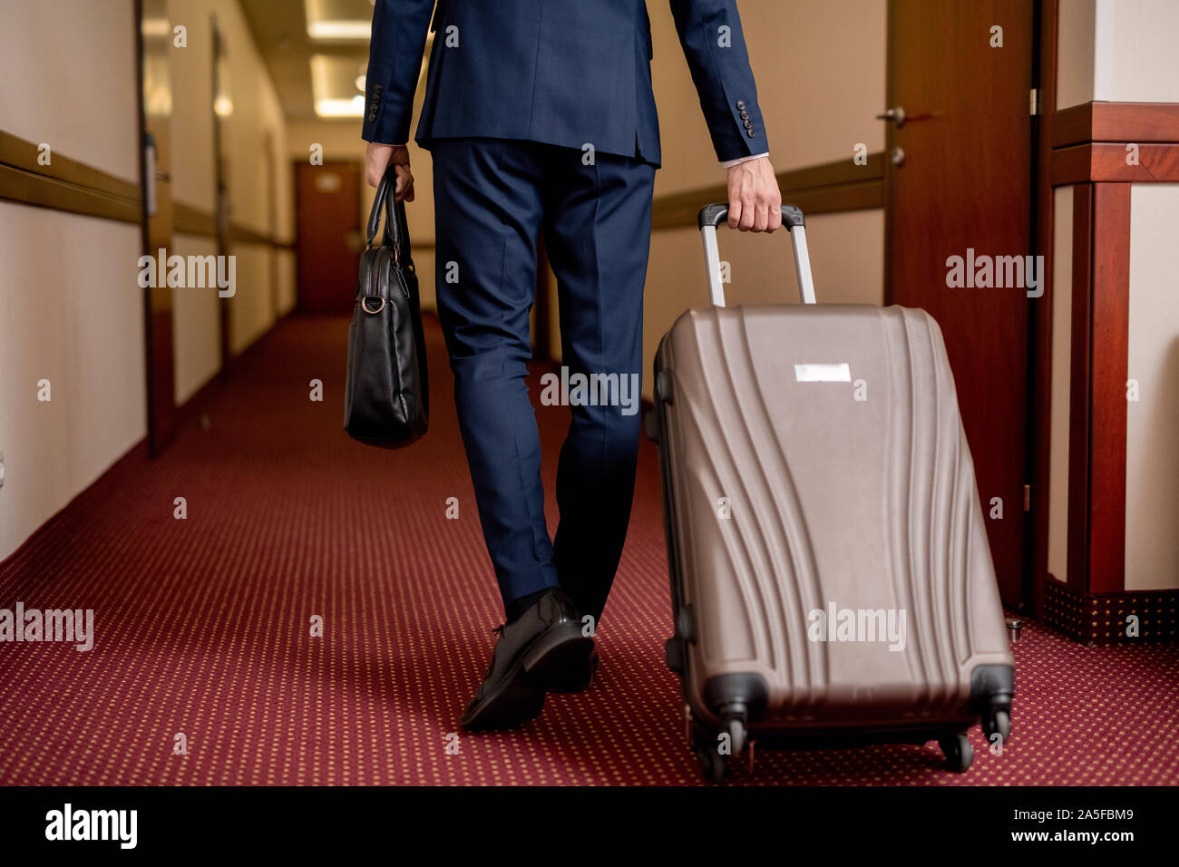 Leaving hotel hi-res stock photography 