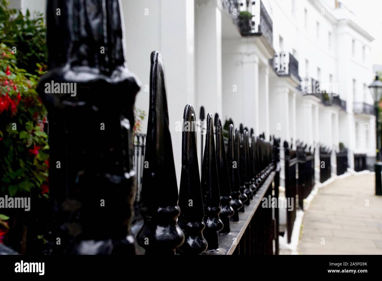 Pelham Crescent, South Kensington, Royal Borough of Kensington and Chelsea, London. Stock Photo