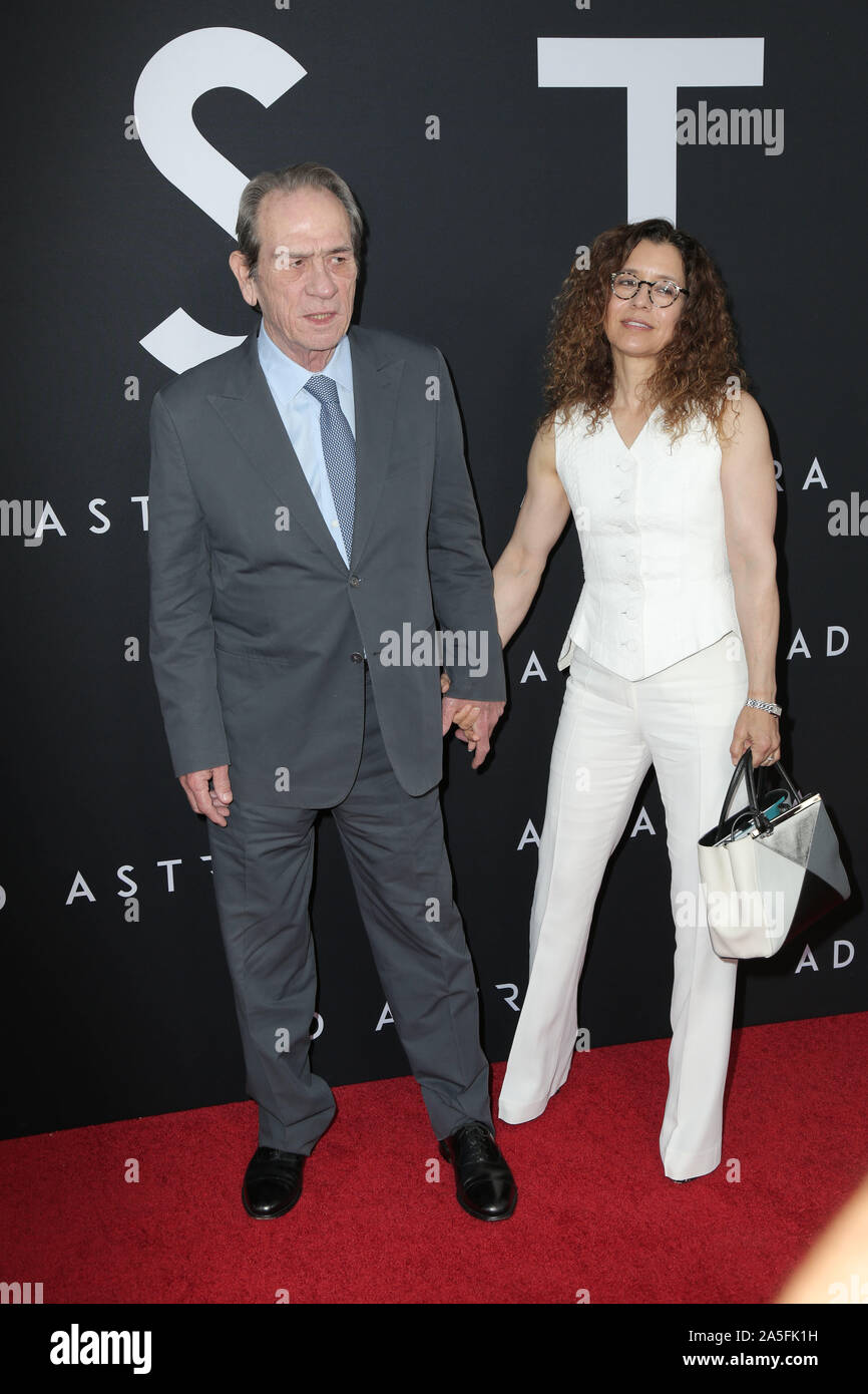 'Ad Astra' LA Premiere at the Arclight Hollywood on September 18, 2019 in Los Angeles, CA Featuring: Tommy Lee Jones, Dawn Laurel Where: Los Angeles, California, United States When: 19 Sep 2019 Credit: Nicky Nelson/WENN.com Stock Photo